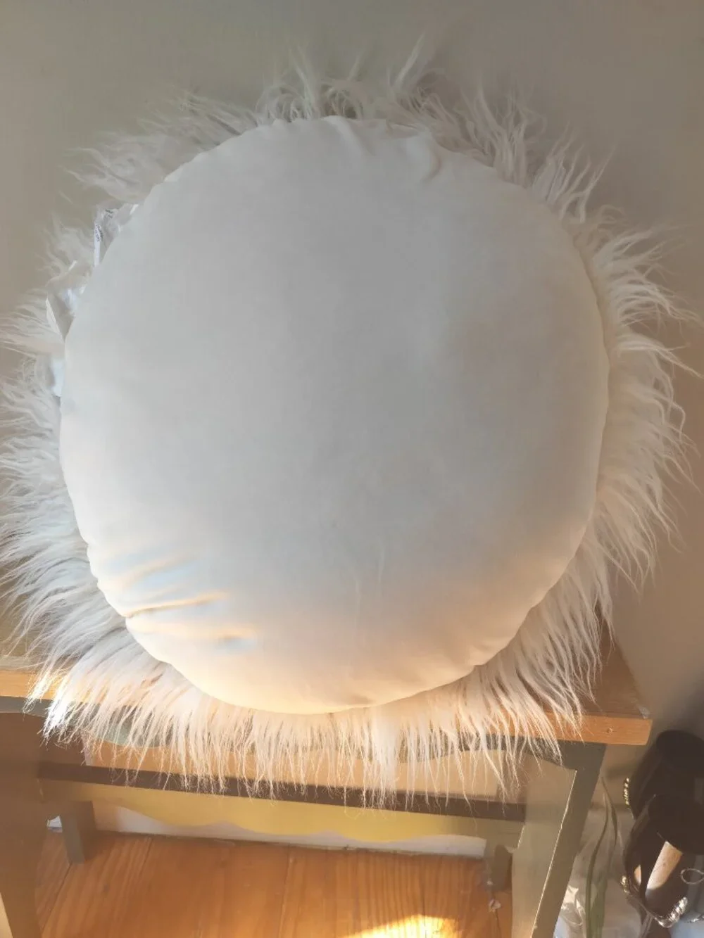 Large White Pottery Barn Accent Pillow